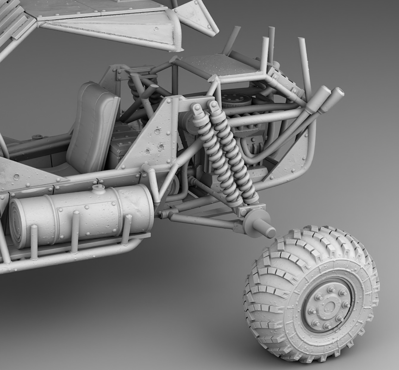 Buggy 3D print model_13