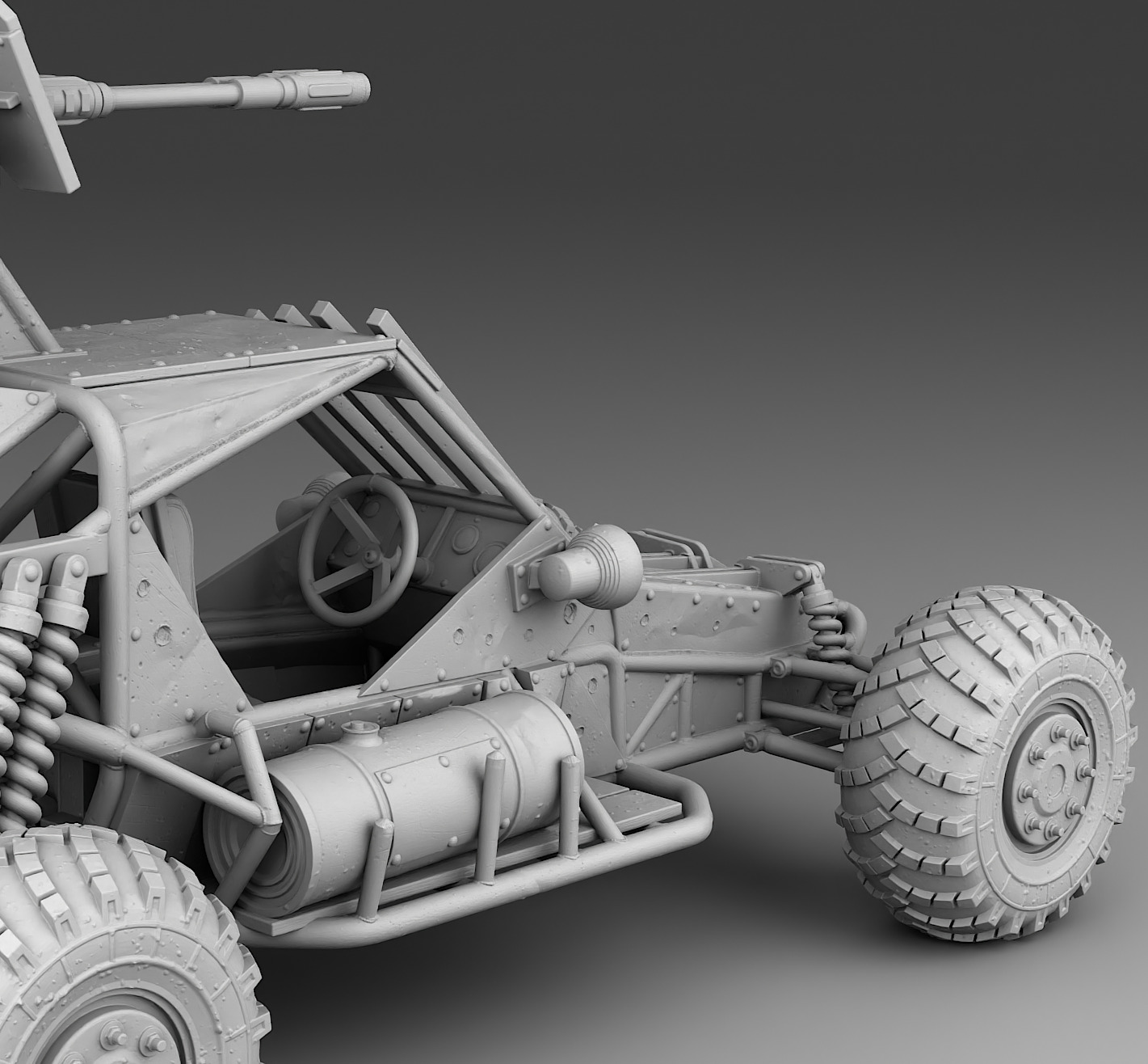 Buggy 3D print model_7