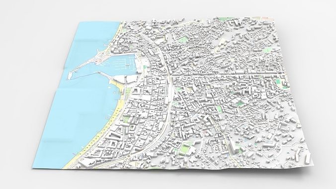 Cityscape Cannes France  3D model