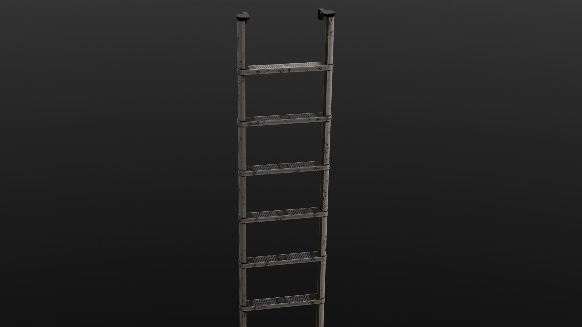Metal Ladder 3D Model Low-poly 3D model_6