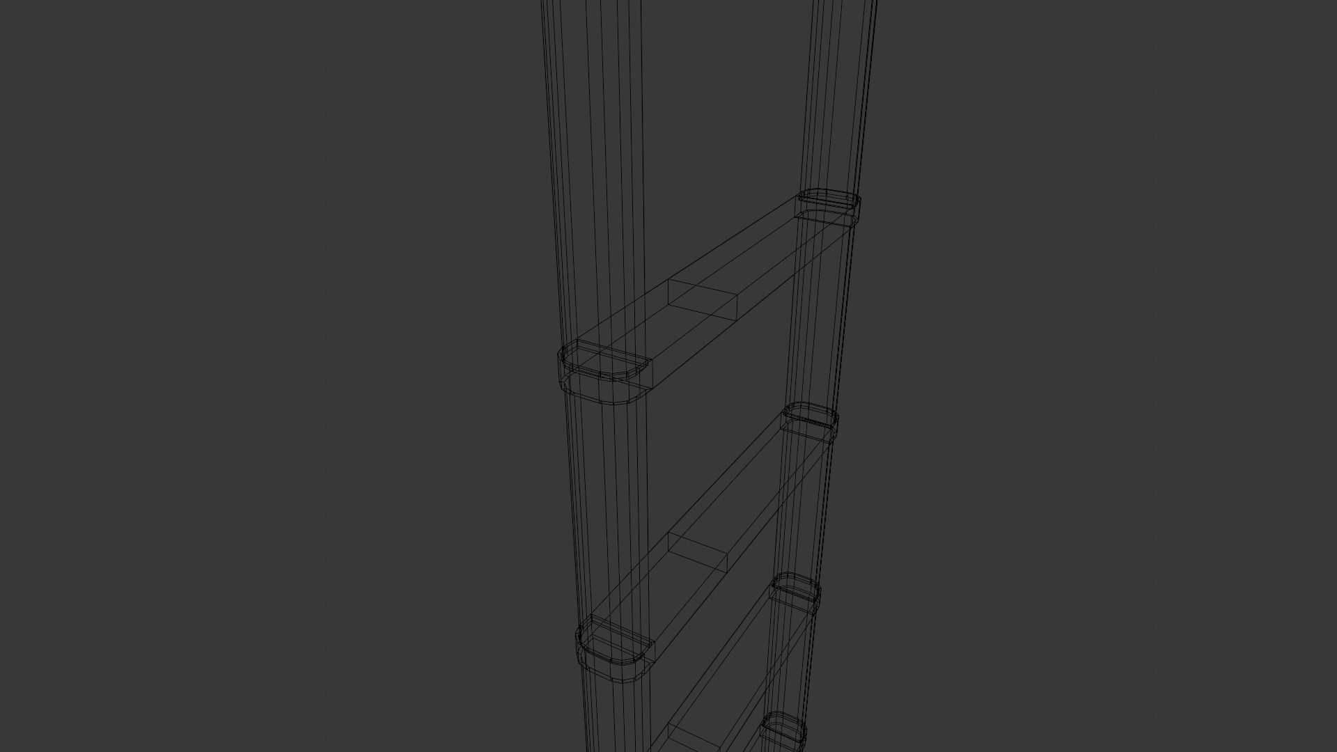 Metal Ladder 3D Model Low-poly 3D model_11
