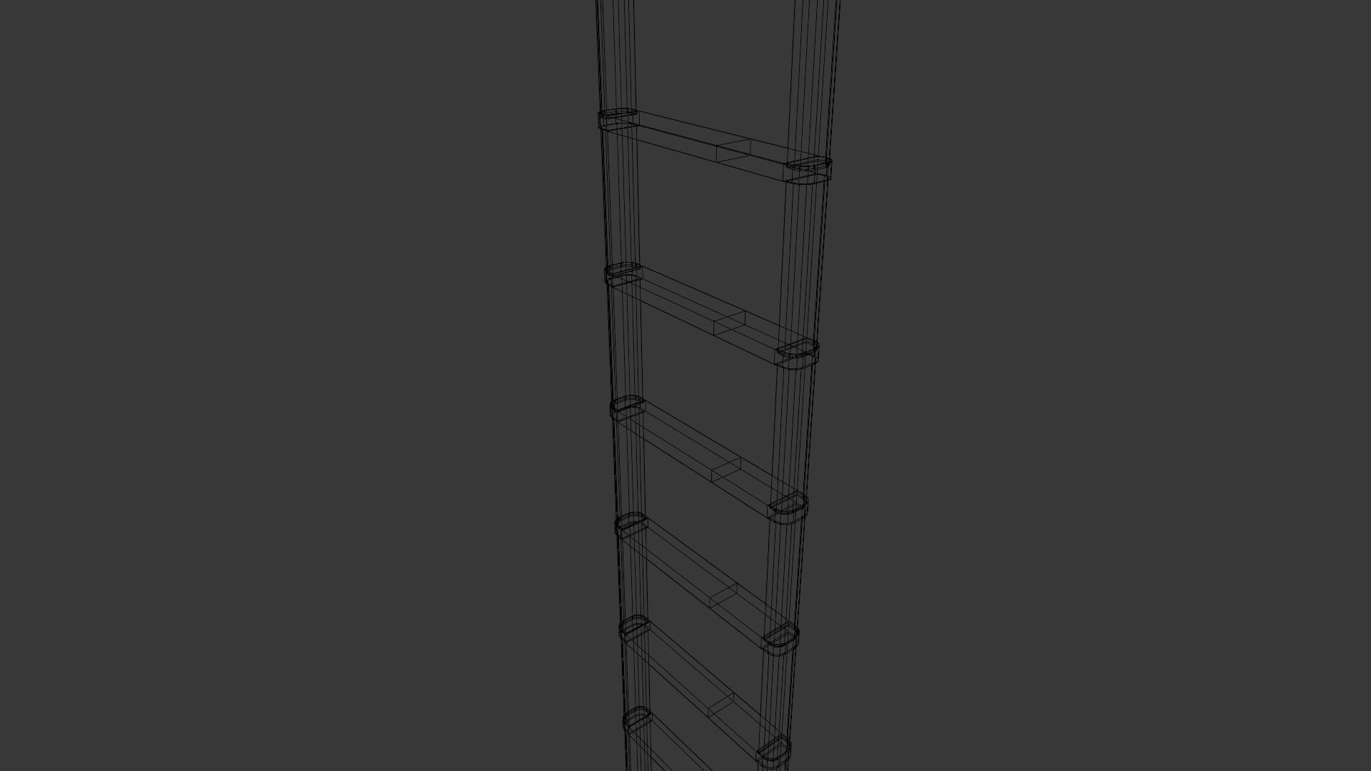 Metal Ladder 3D Model Low-poly 3D model_14