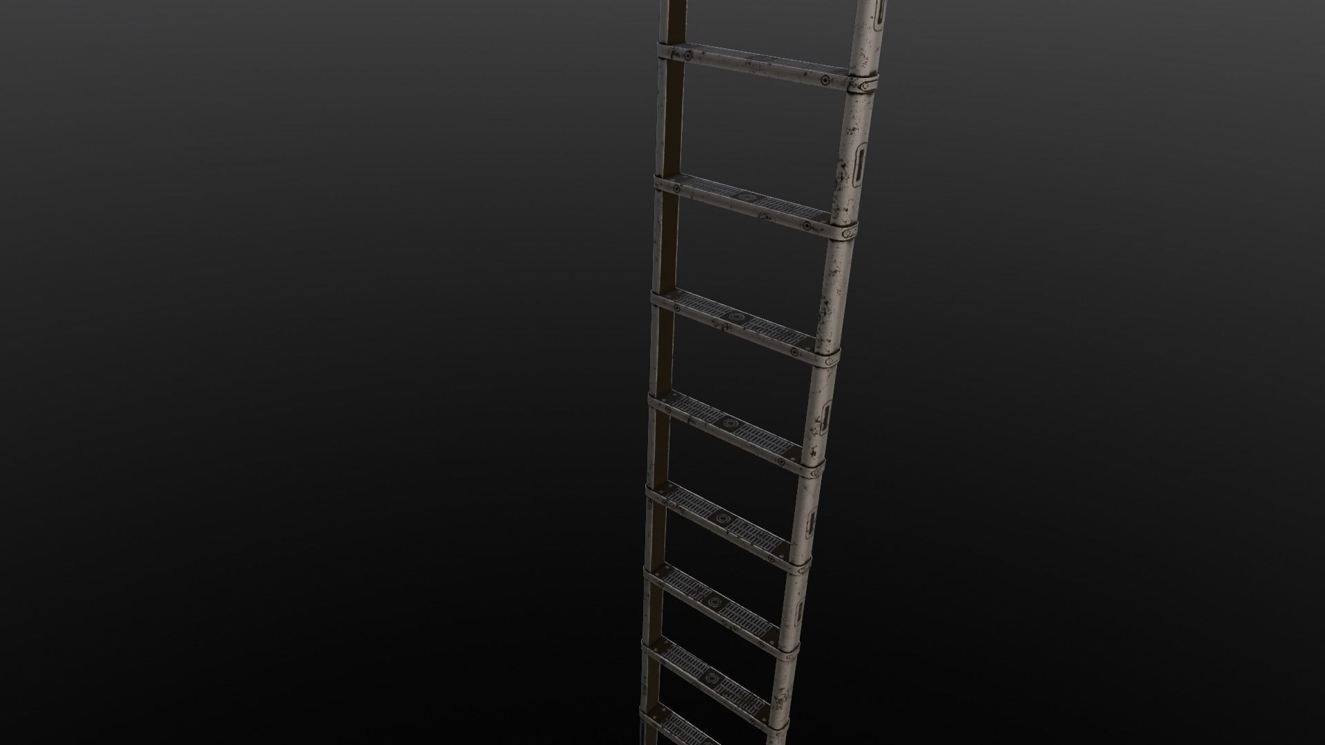 Metal Ladder 3D Model Low-poly 3D model_15