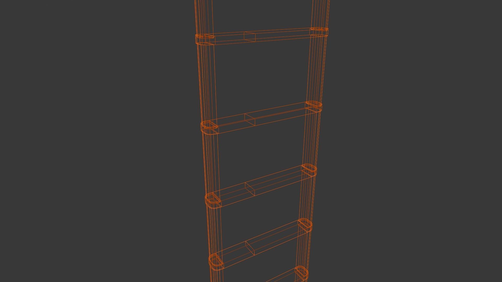 Metal Ladder 3D Model Low-poly 3D model_13