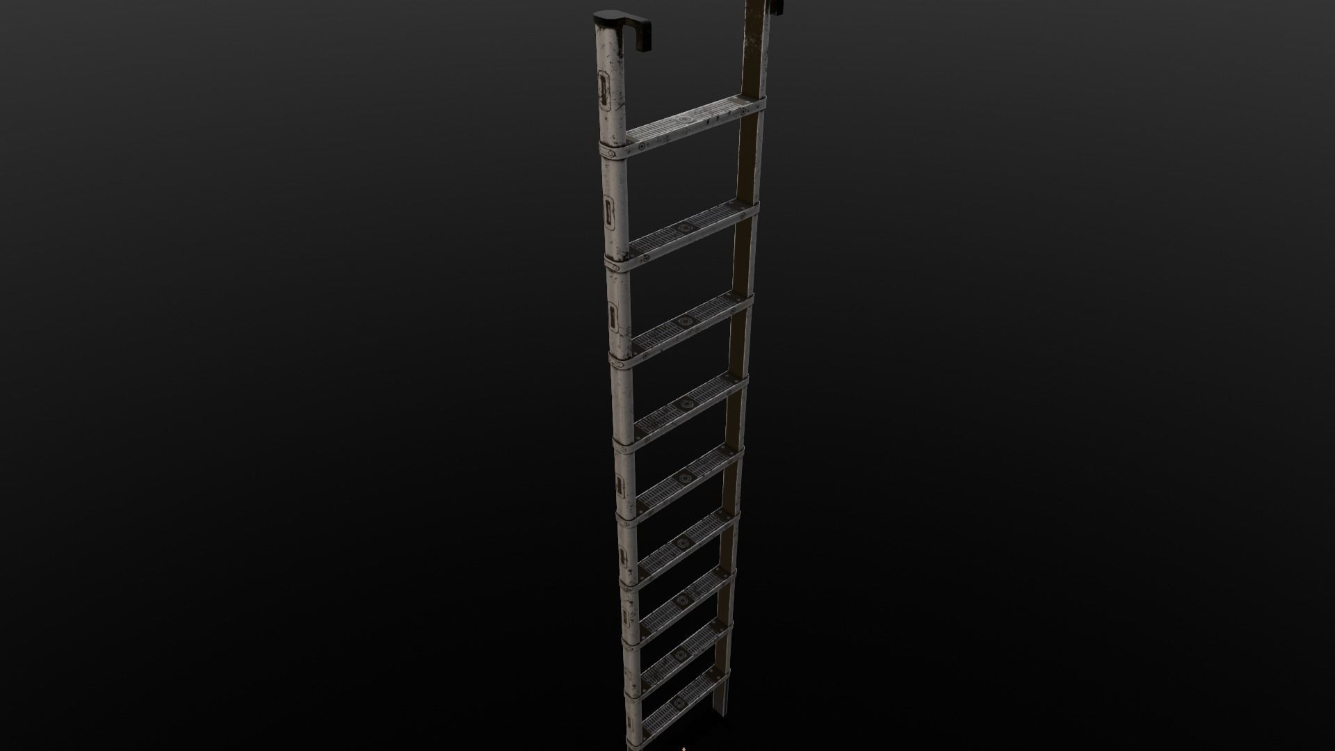 Metal Ladder 3D Model Low-poly 3D model_17