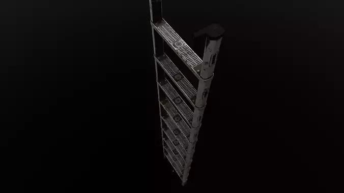 Metal Ladder 3D Model