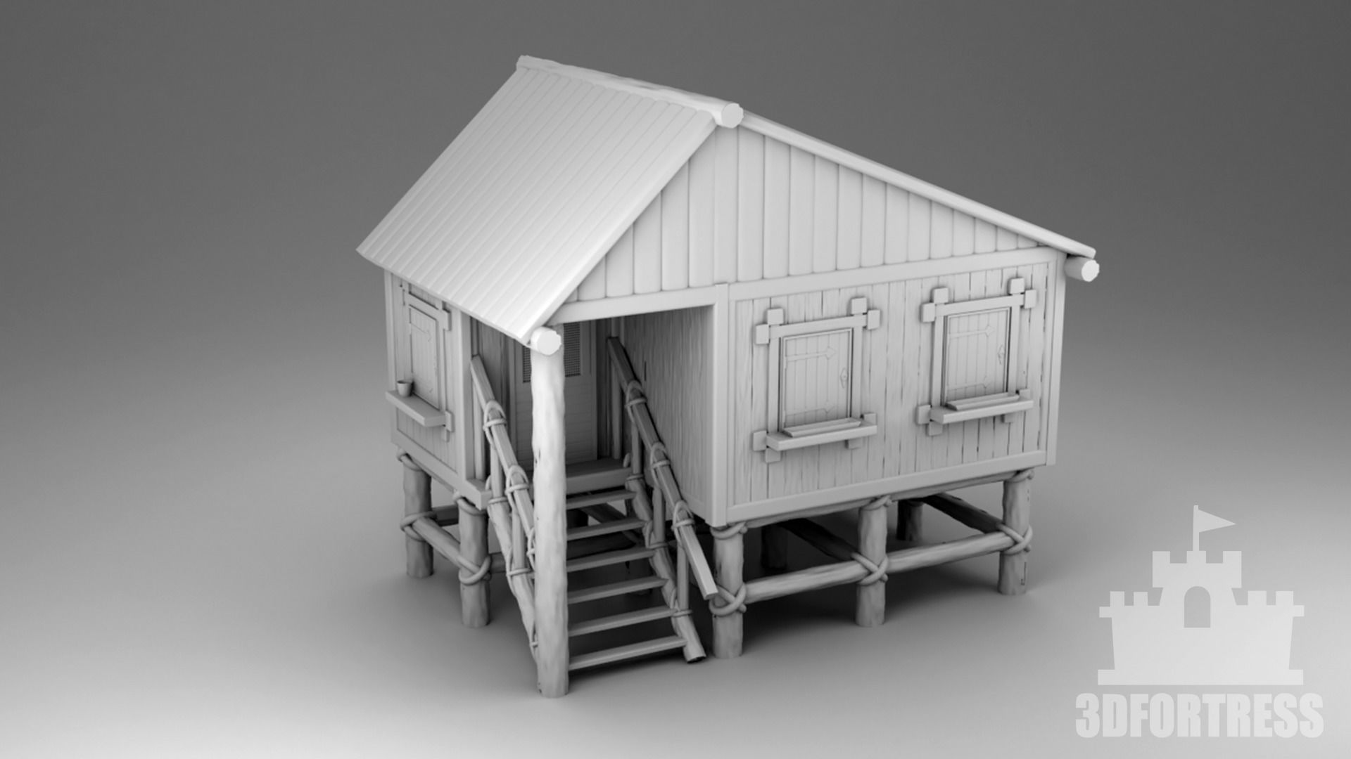 Jungle Architecture 3D print model_7