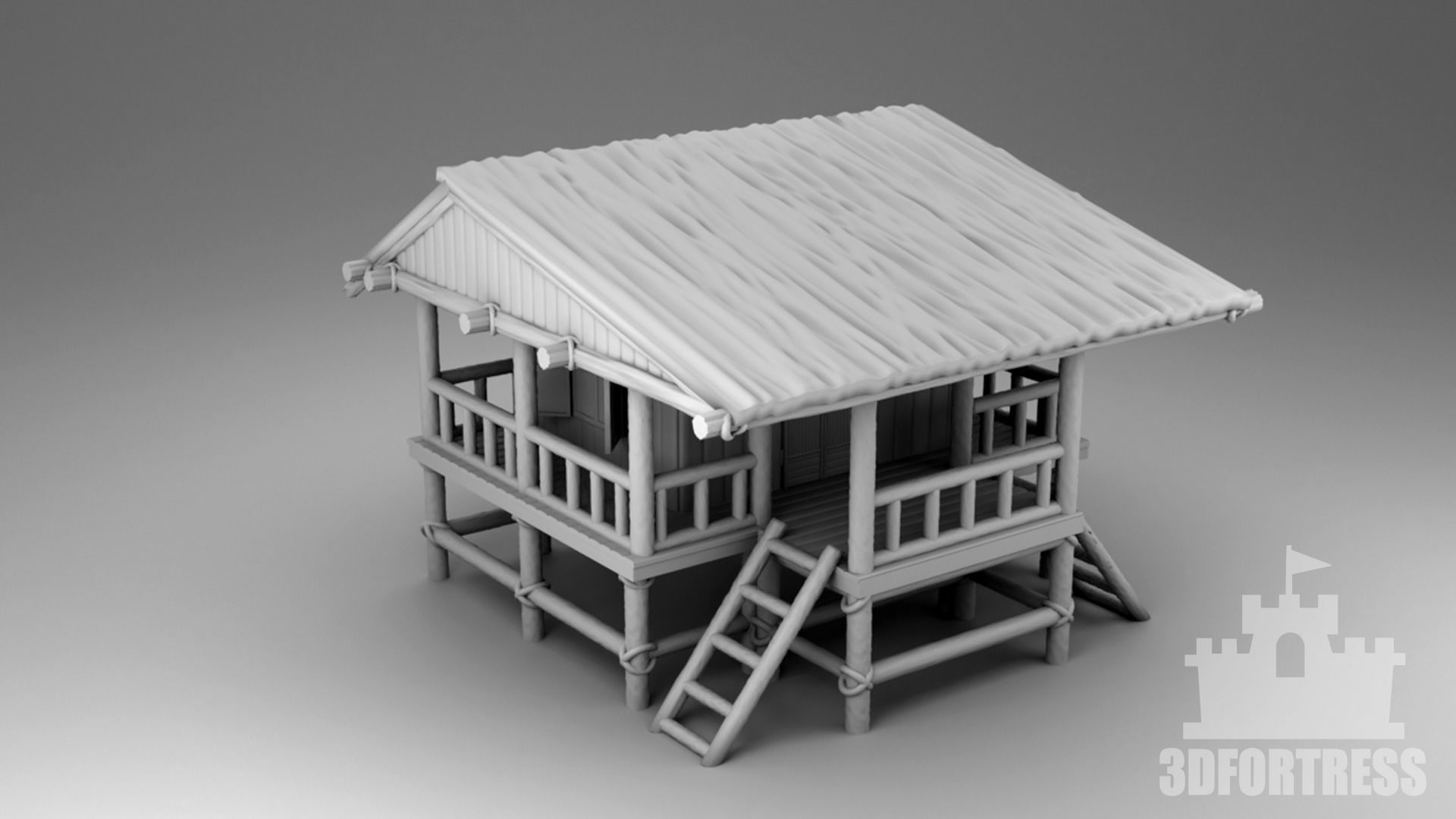 Jungle Architecture 3D print model_2