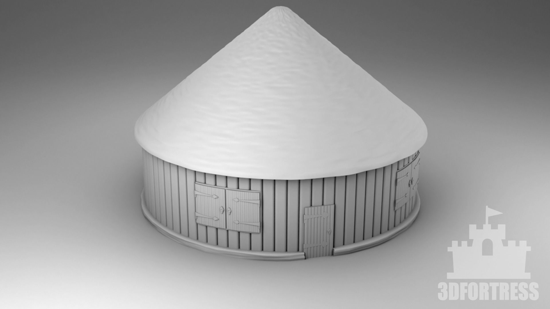 Jungle Architecture 3D print model_3