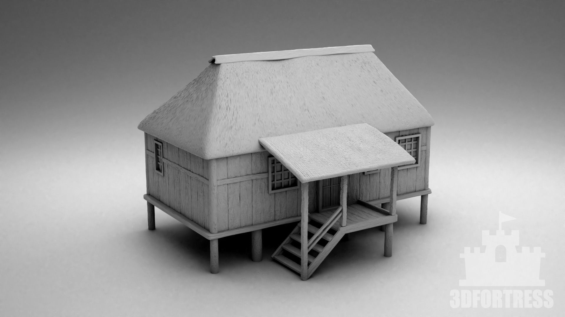 Jungle Architecture 3D print model_1