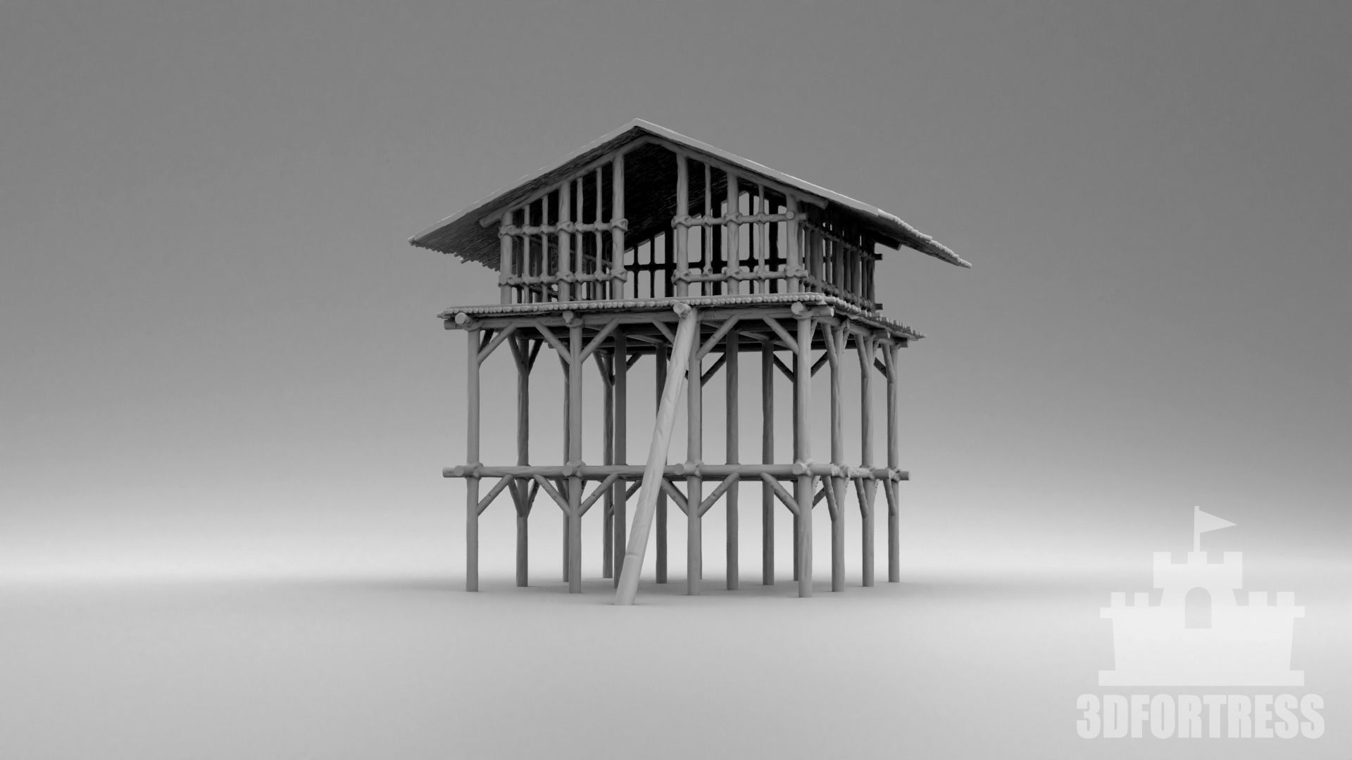 Jungle Architecture 3D print model_4