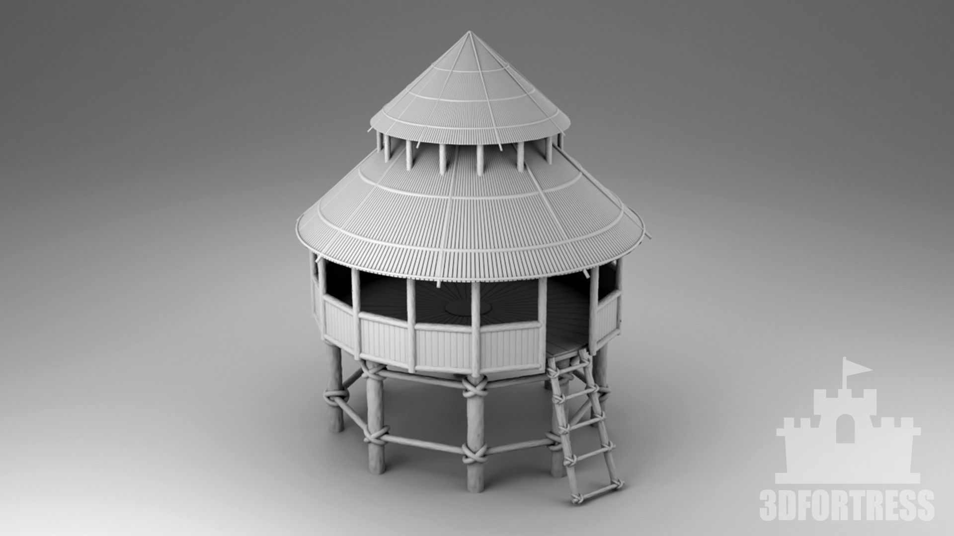 Jungle Architecture 3D print model_6