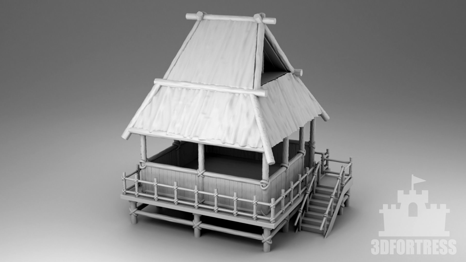 Jungle Architecture 3D print model_10