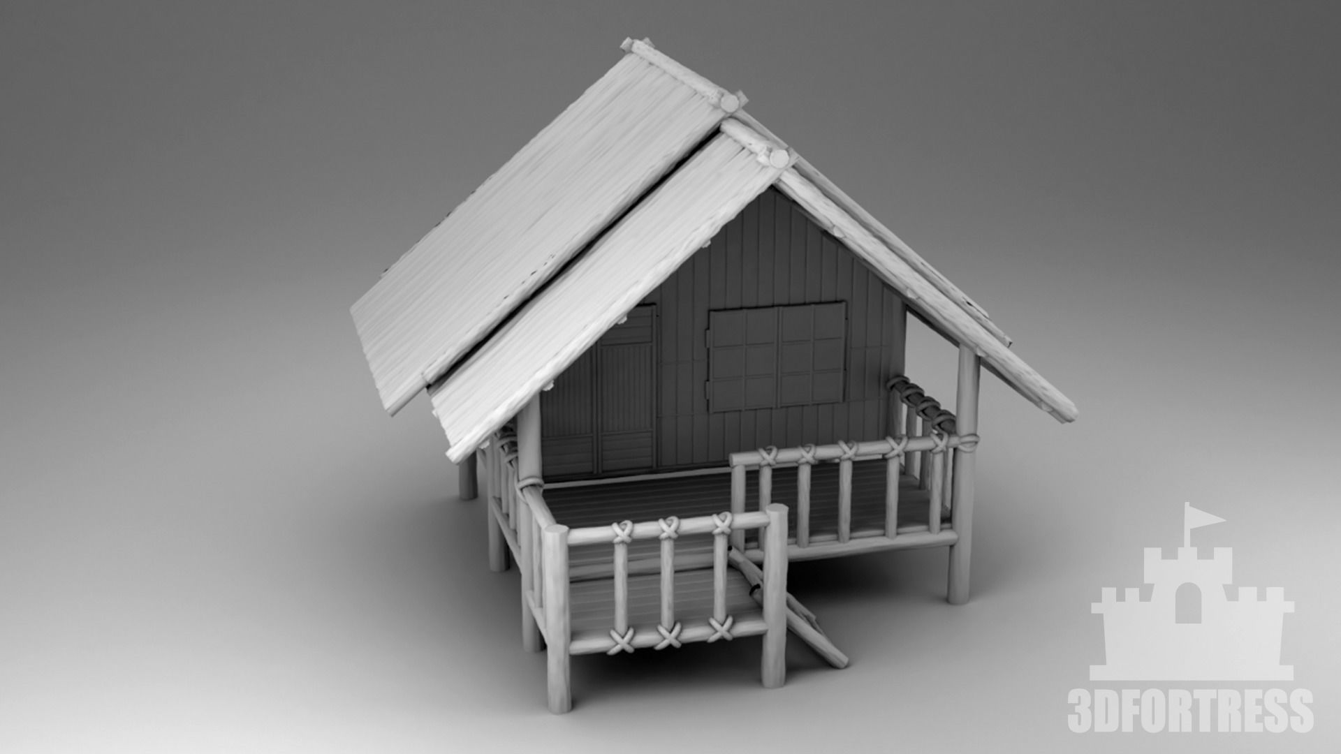 Jungle Architecture 3D print model_11