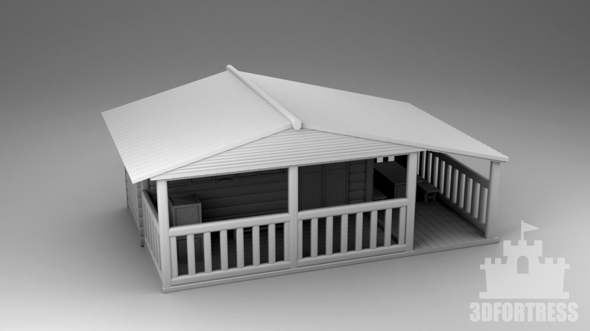 Jungle Architecture 3D print model_12