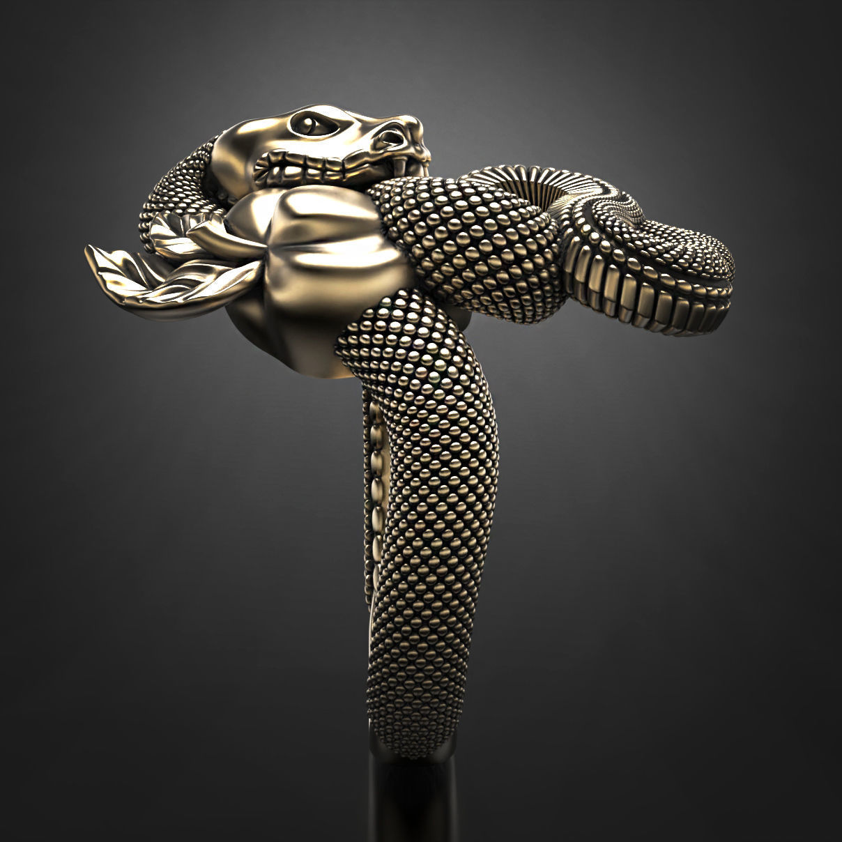 Temptation ring  3D print model_6