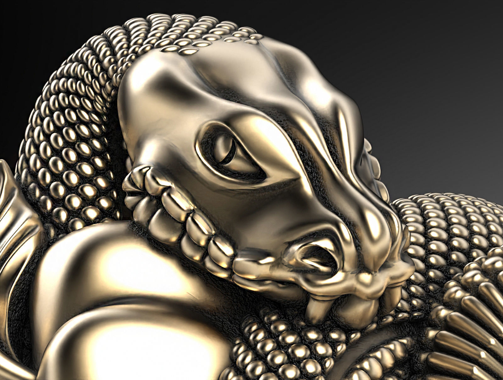 Temptation ring  3D print model_9