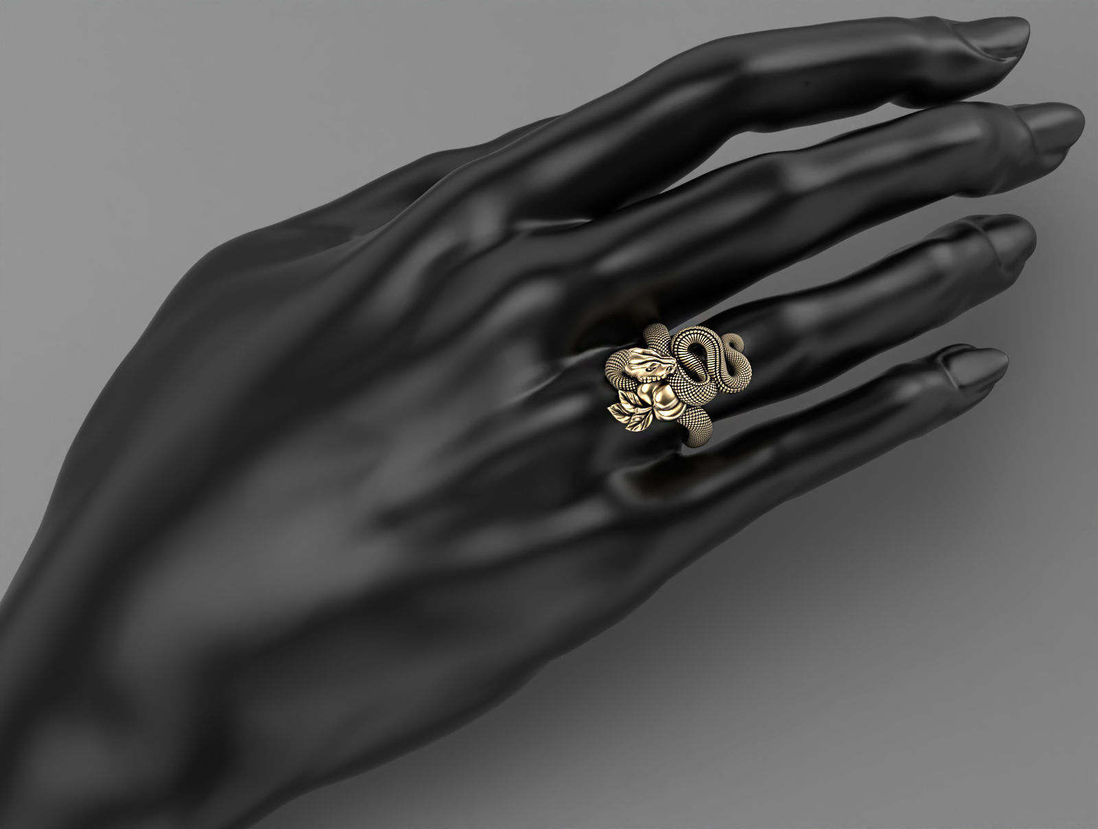 Temptation ring  3D print model_11