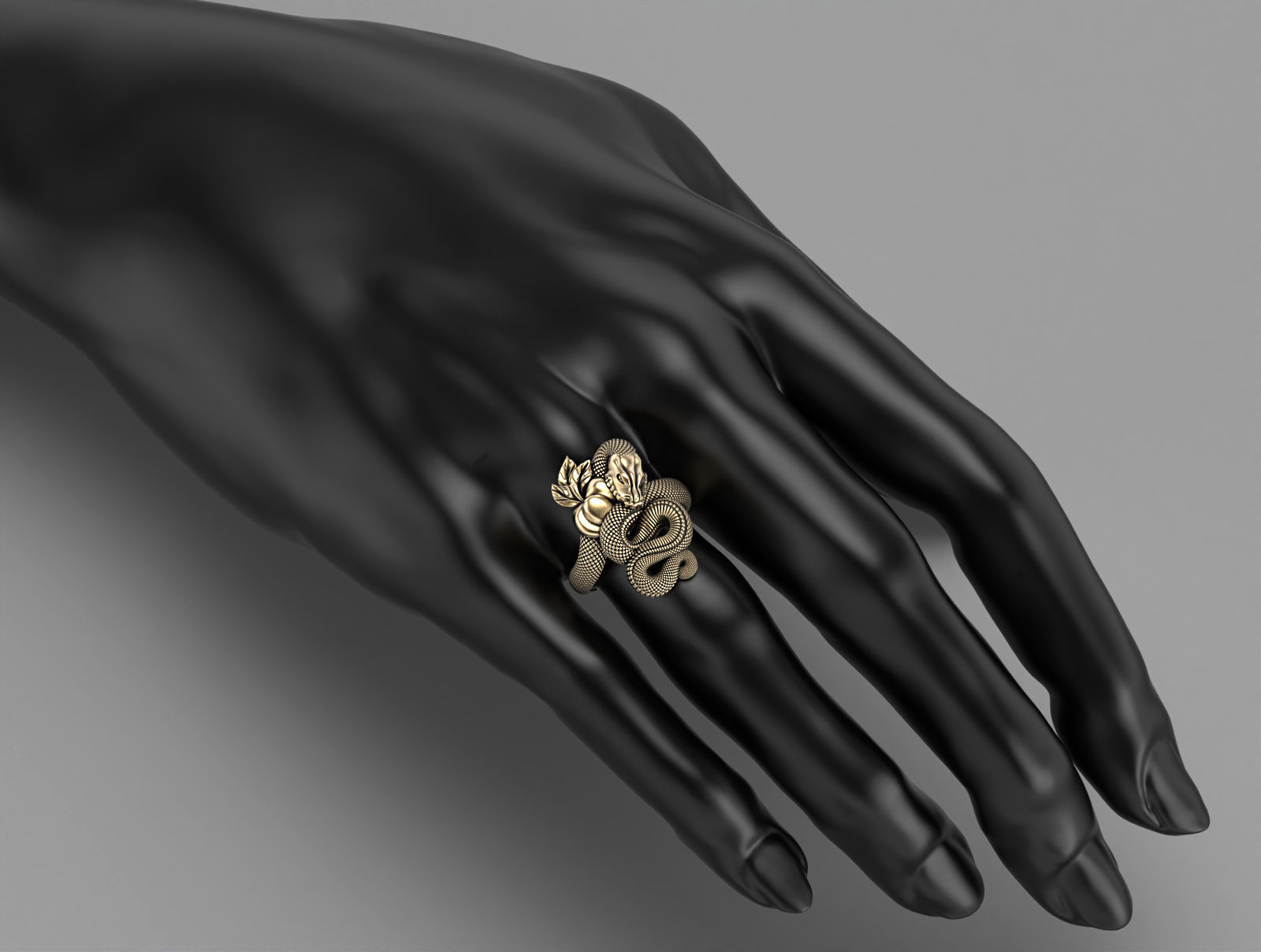 Temptation ring  3D print model_10