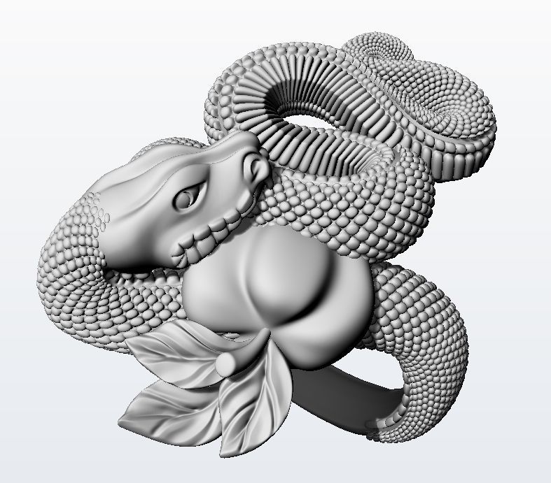 Temptation ring  3D print model_15