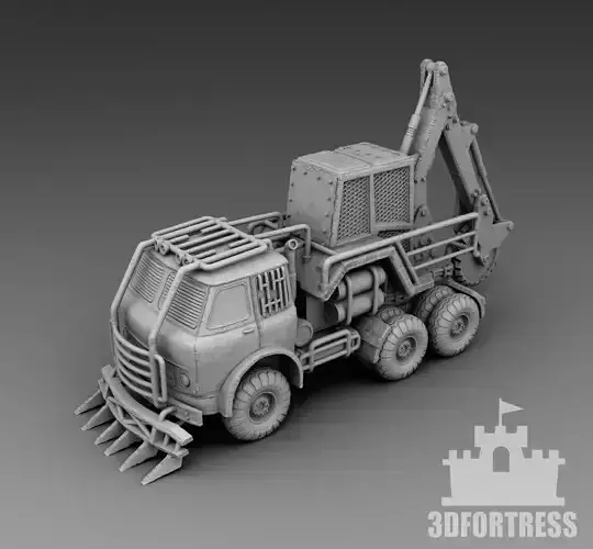 Truck with a manipulator