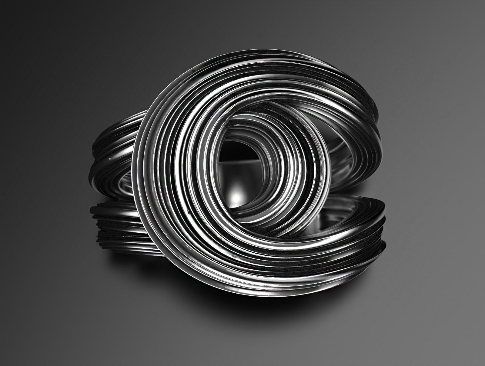 Merger ring  3D print model_1