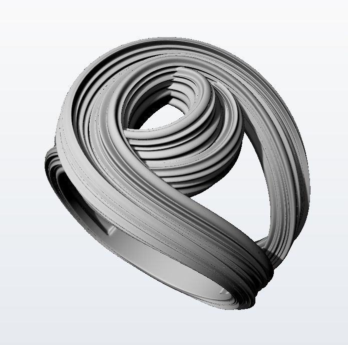 Merger ring  3D print model_12