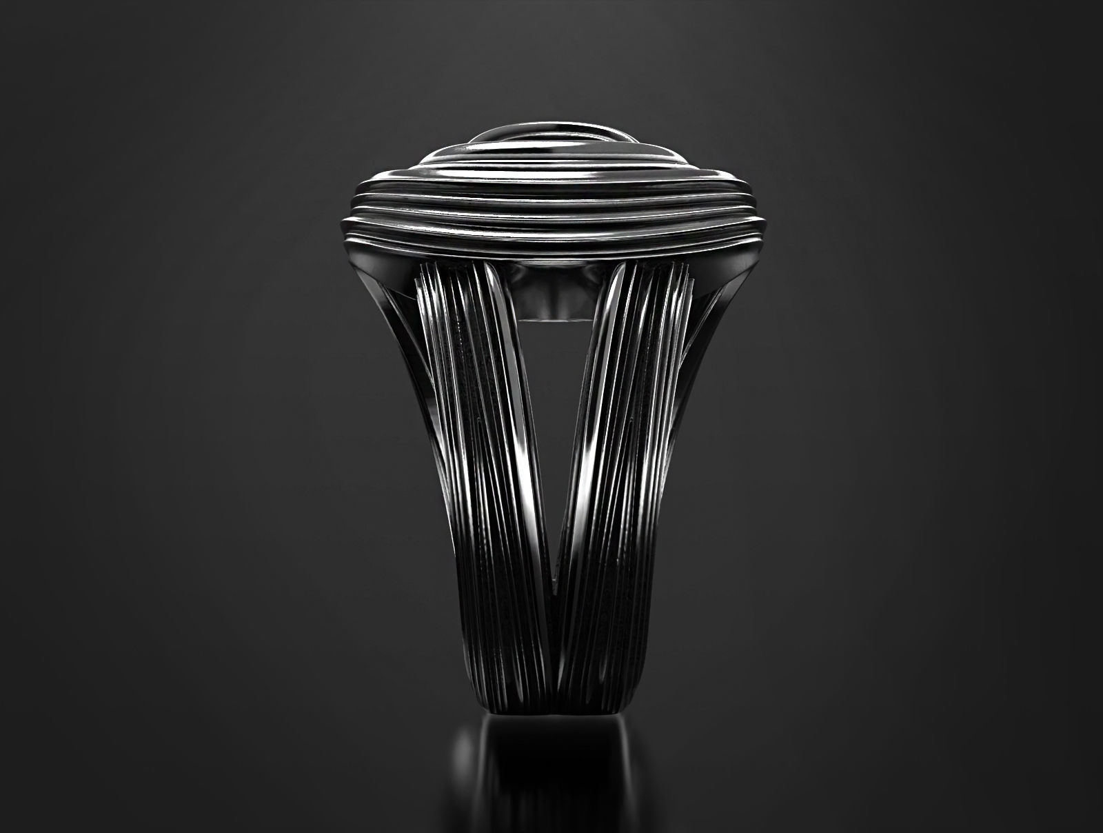 Merger ring  3D print model_4