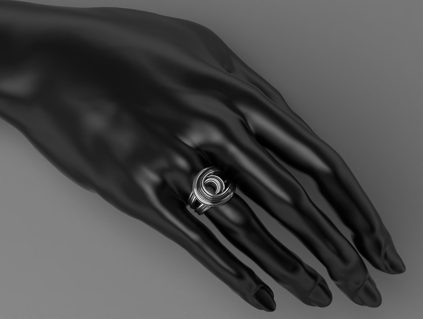 Merger ring  3D print model_9