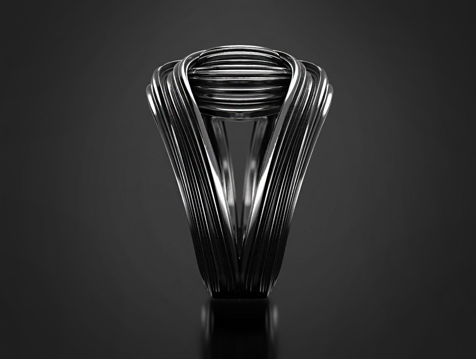 Merger ring  3D print model_5