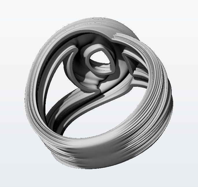 Merger ring  3D print model_16