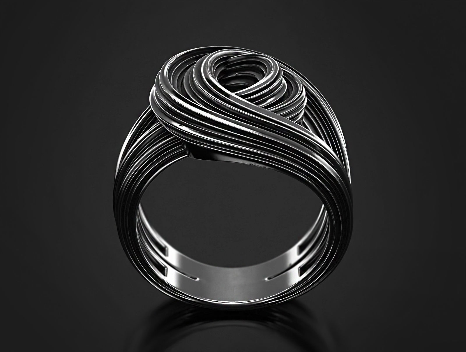 Merger ring  3D print model_3