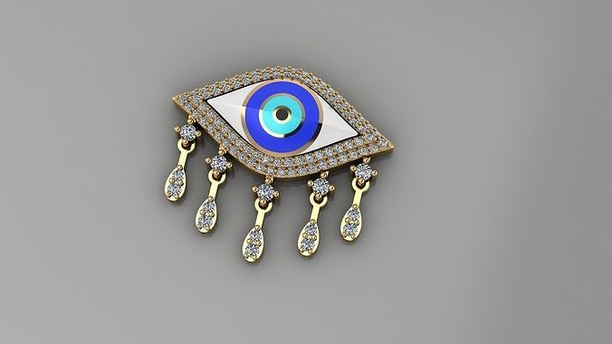 eye necklace  3D print model