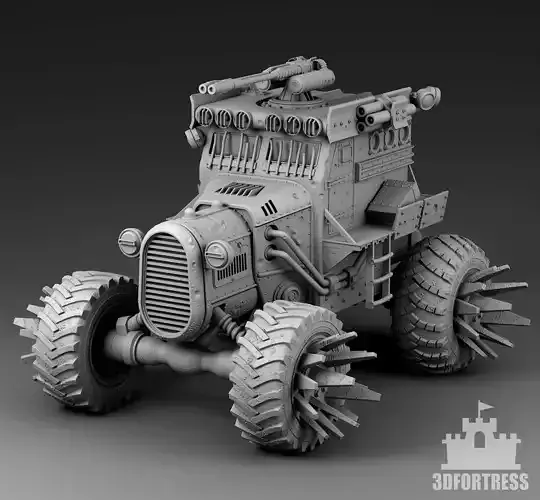 All-terrain vehicle 3D print model