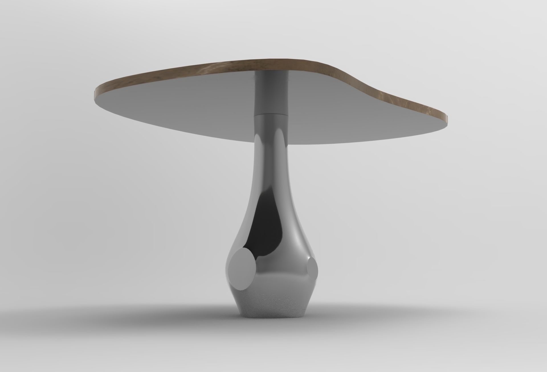 Honfi Dining Table Low-poly 3D model_2