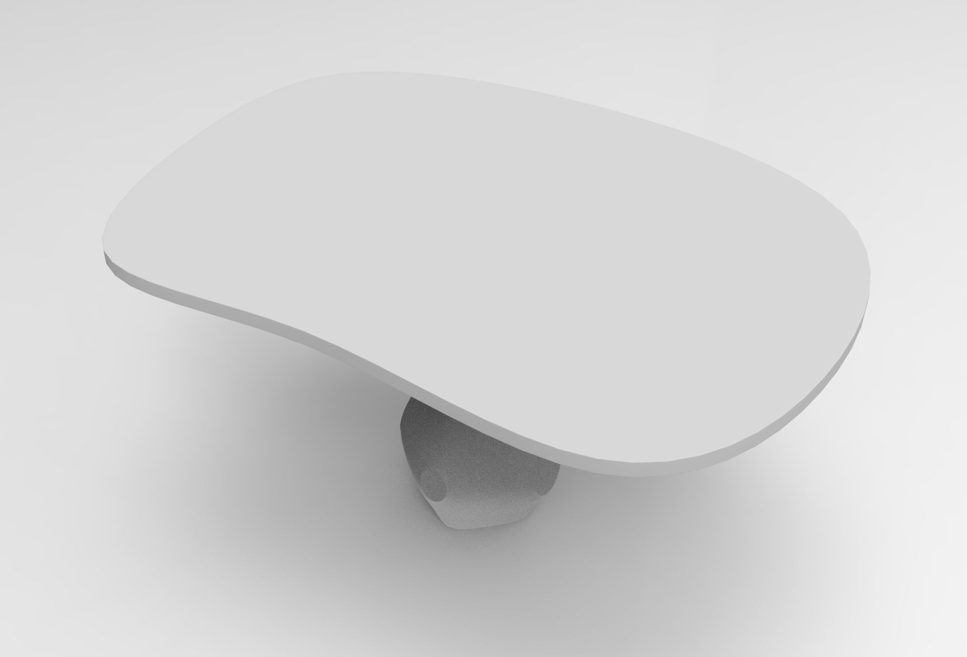 Honfi Dining Table Low-poly 3D model_8