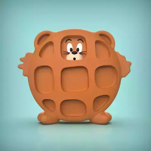 JERRY WAFFLE 3D print model