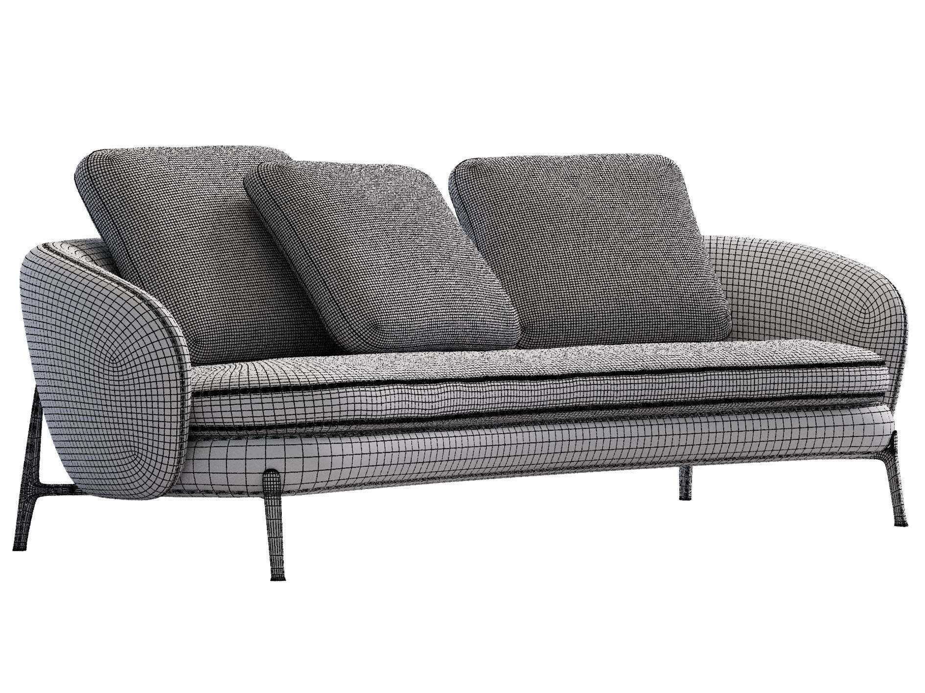 Orbis Sofa By Poliform 3D model_7