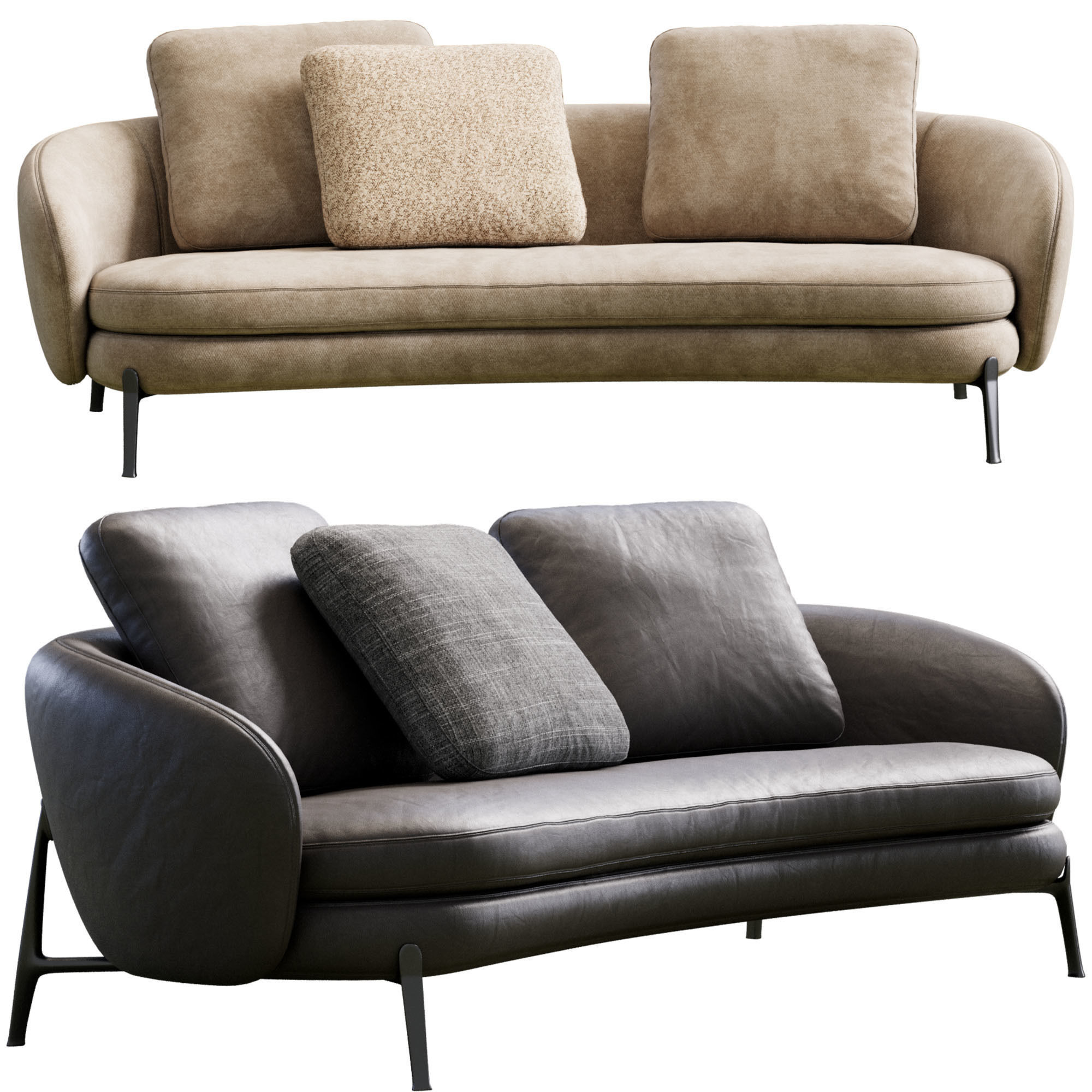 Orbis Sofa By Poliform 3D model_10