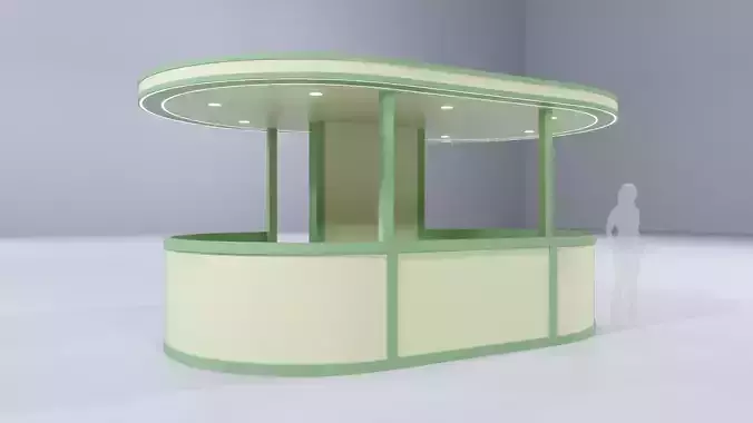 Stand Bar 3 3D model