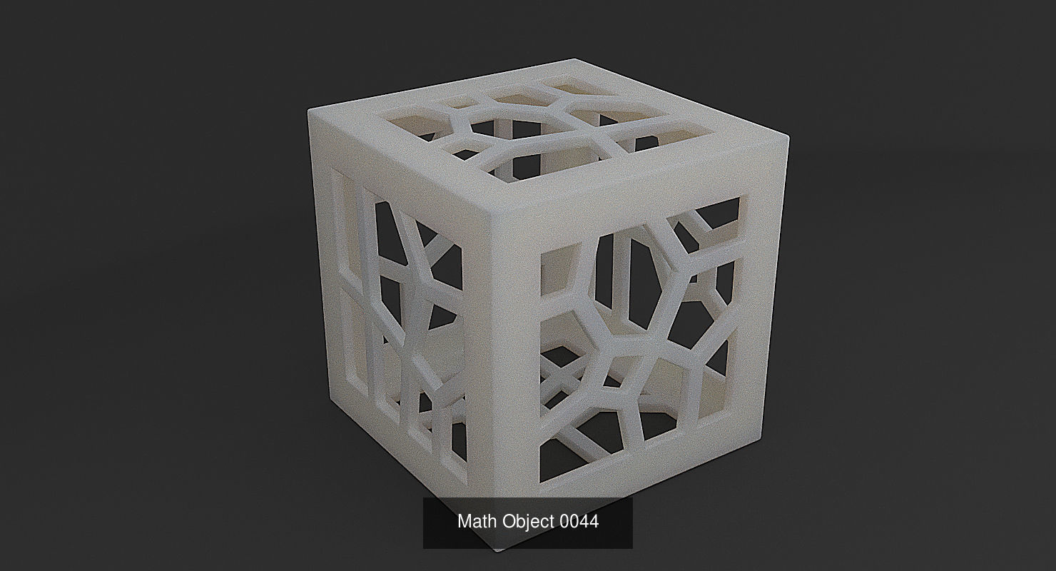 Ultimate 3D Voronoi Model Collection _4