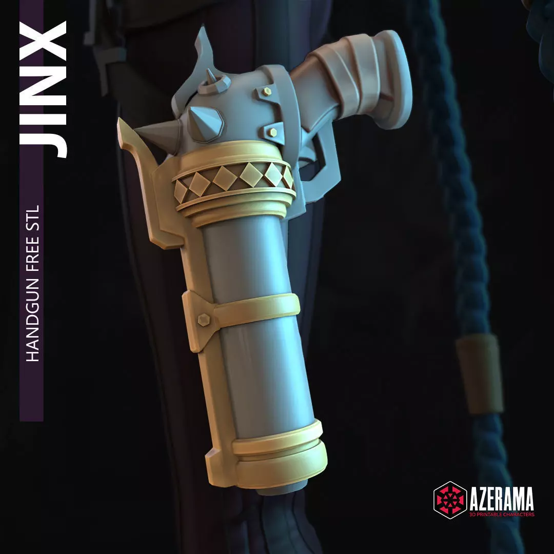 Free STL Jinx Gun Free 3D print model