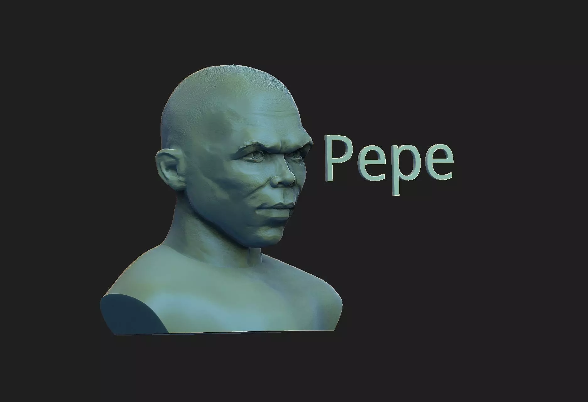 Pepe 3d model 3D print model_0