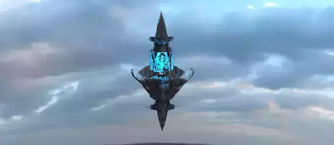 Alien lighthouse Ship