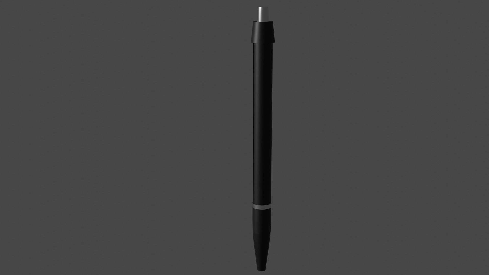 pen in 3d Low-poly 3D model_3