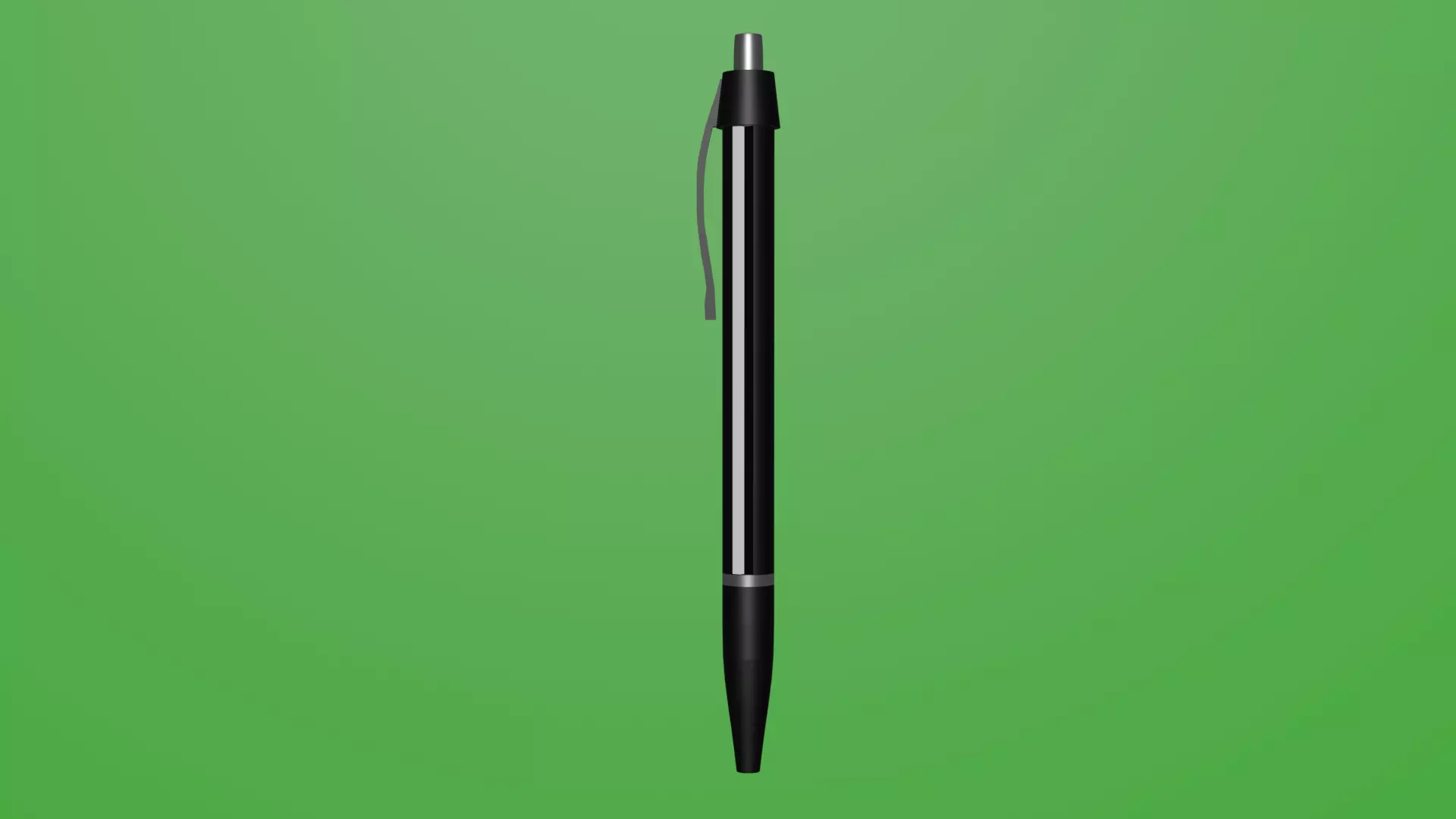 pen in 3d Low-poly 3D model_0