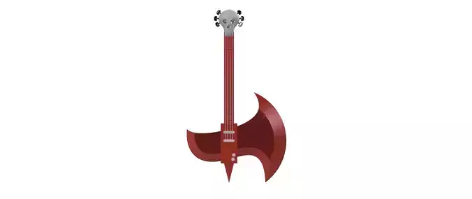 Marshall Lee Adventure Time Bass 3D print model