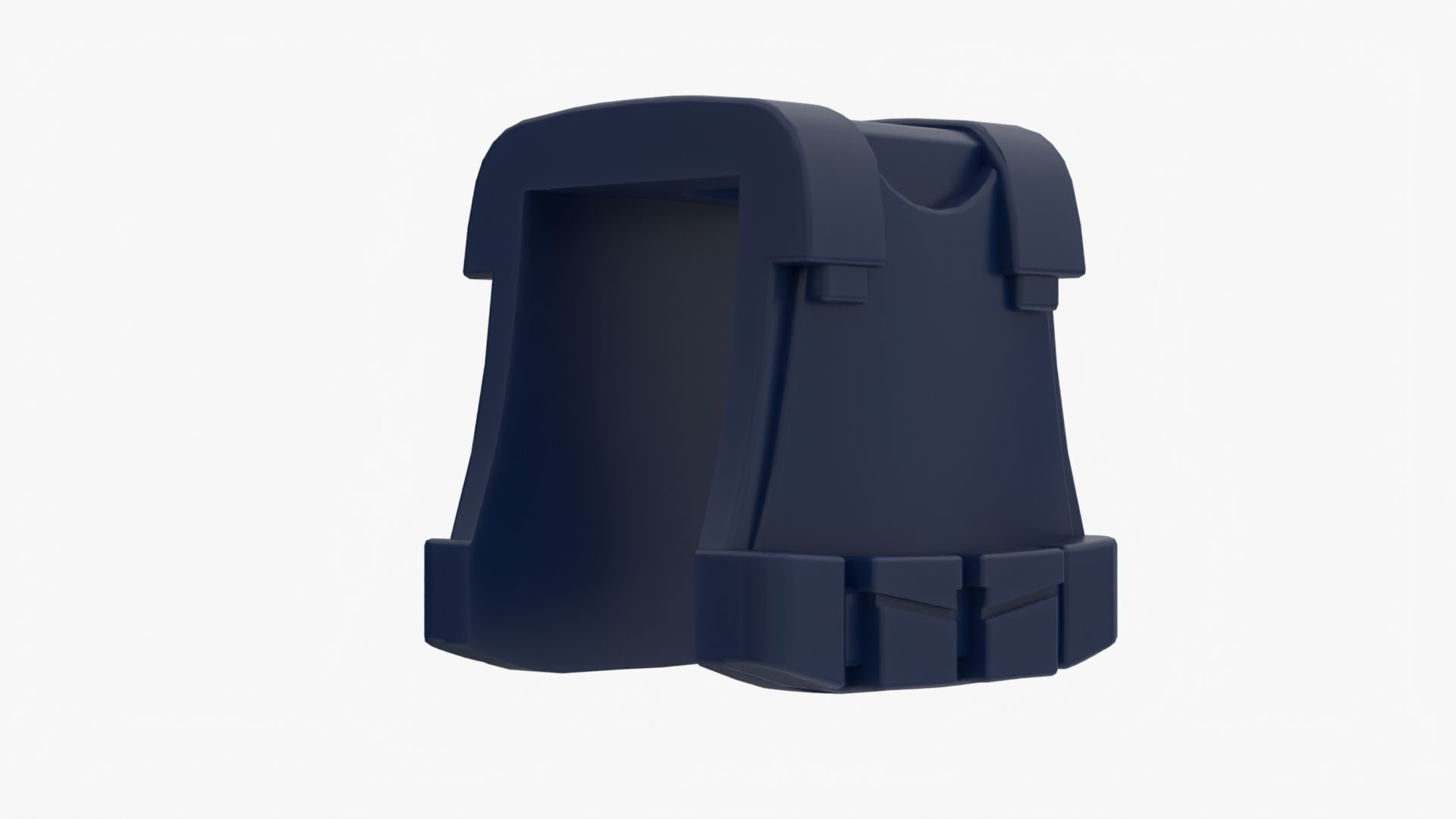 Lego Armor 3D model_4