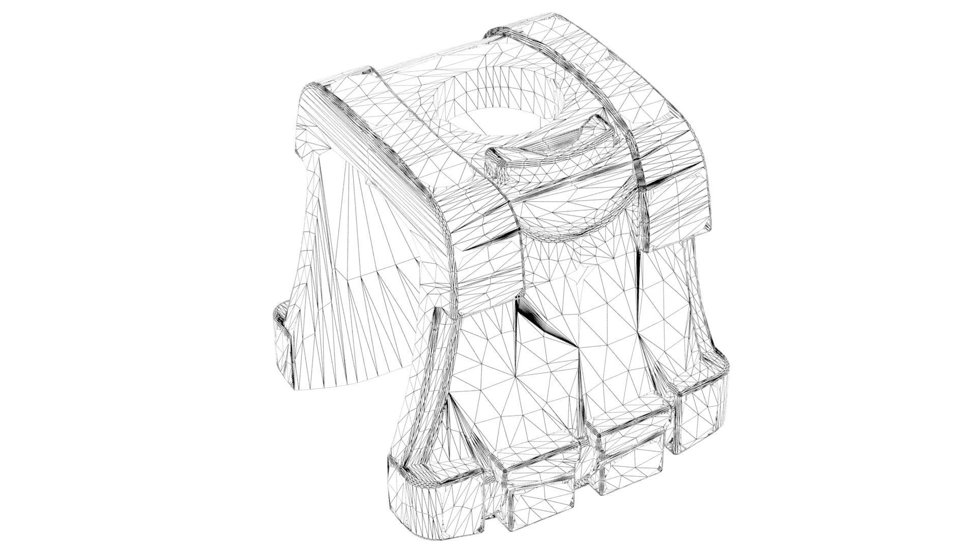 Lego Armor 3D model_11