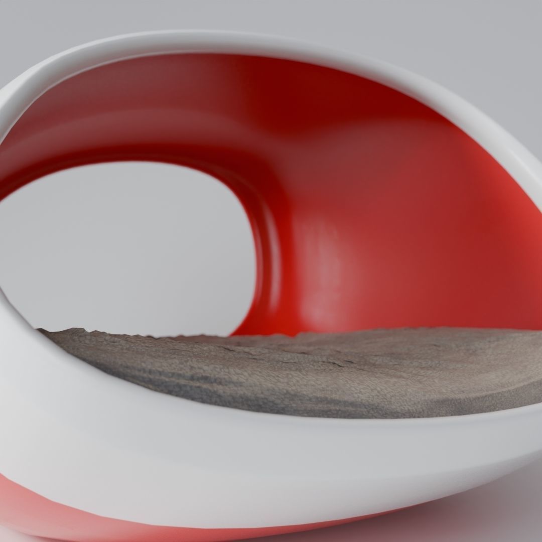 Dog Cat Bed - Blender  Free 3D model_7